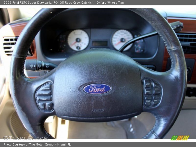 Oxford White / Tan 2006 Ford F250 Super Duty Lariat FX4 Off Road Crew Cab 4x4