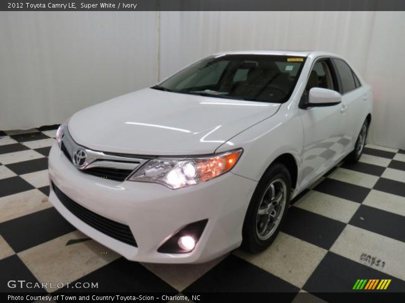 Super White / Ivory 2012 Toyota Camry LE