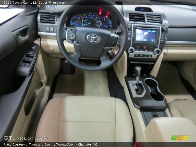 Super White / Ivory 2012 Toyota Camry LE