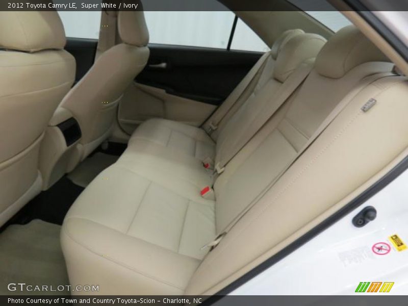 Super White / Ivory 2012 Toyota Camry LE