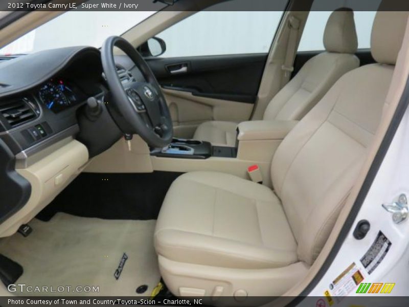Super White / Ivory 2012 Toyota Camry LE
