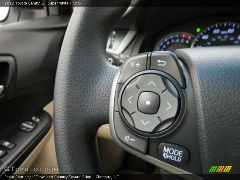 Super White / Ivory 2012 Toyota Camry LE