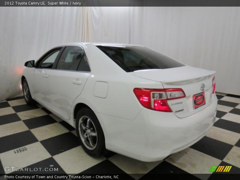 Super White / Ivory 2012 Toyota Camry LE