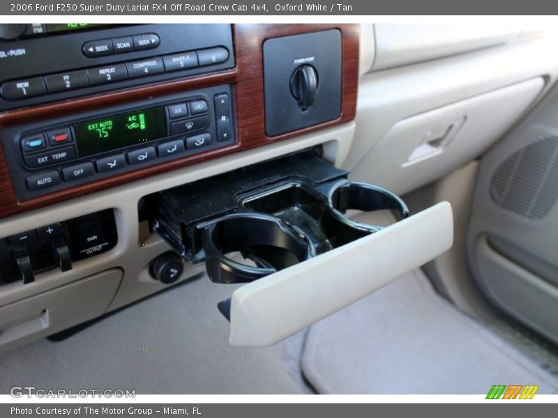 Oxford White / Tan 2006 Ford F250 Super Duty Lariat FX4 Off Road Crew Cab 4x4
