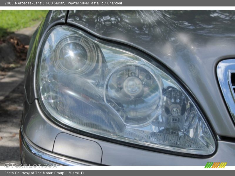 Pewter Silver Metallic / Charcoal 2005 Mercedes-Benz S 600 Sedan