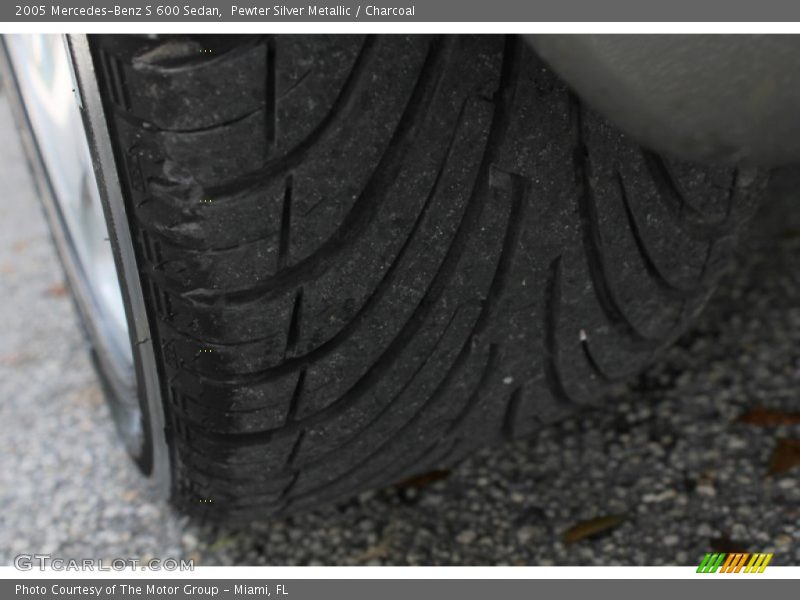 Pewter Silver Metallic / Charcoal 2005 Mercedes-Benz S 600 Sedan