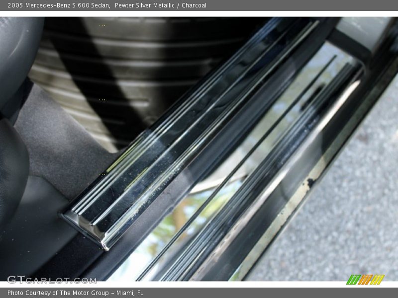 Pewter Silver Metallic / Charcoal 2005 Mercedes-Benz S 600 Sedan