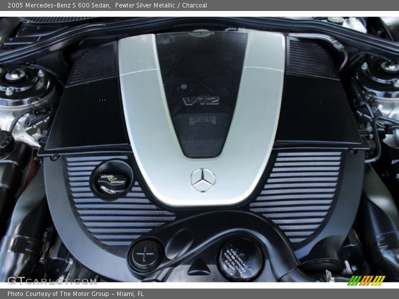 Pewter Silver Metallic / Charcoal 2005 Mercedes-Benz S 600 Sedan