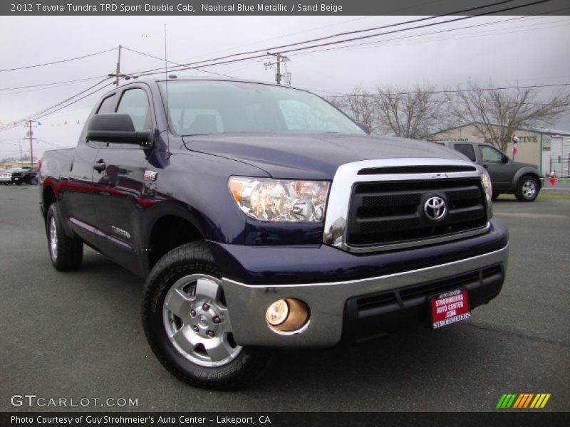 Nautical Blue Metallic / Sand Beige 2012 Toyota Tundra TRD Sport Double Cab