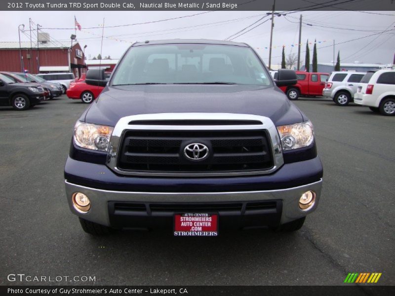 Nautical Blue Metallic / Sand Beige 2012 Toyota Tundra TRD Sport Double Cab