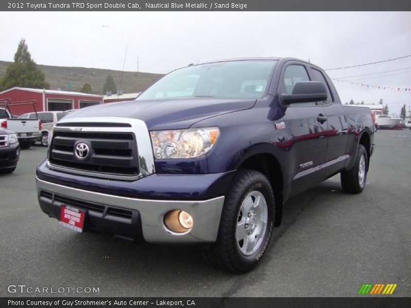 Nautical Blue Metallic / Sand Beige 2012 Toyota Tundra TRD Sport Double Cab