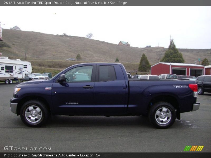 Nautical Blue Metallic / Sand Beige 2012 Toyota Tundra TRD Sport Double Cab