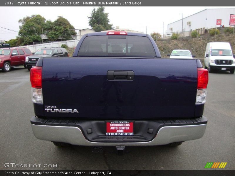 Nautical Blue Metallic / Sand Beige 2012 Toyota Tundra TRD Sport Double Cab