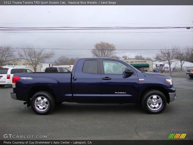 Nautical Blue Metallic / Sand Beige 2012 Toyota Tundra TRD Sport Double Cab