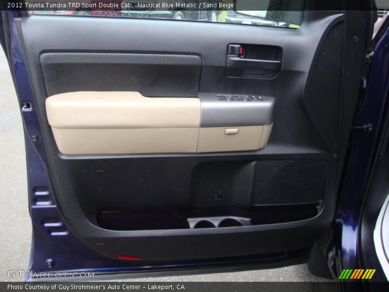 Nautical Blue Metallic / Sand Beige 2012 Toyota Tundra TRD Sport Double Cab
