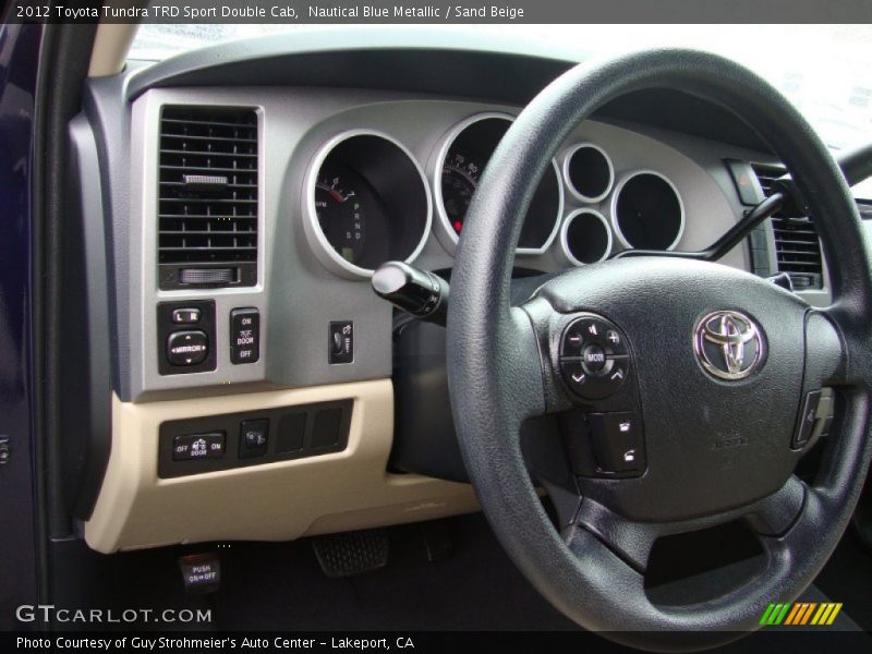 Nautical Blue Metallic / Sand Beige 2012 Toyota Tundra TRD Sport Double Cab