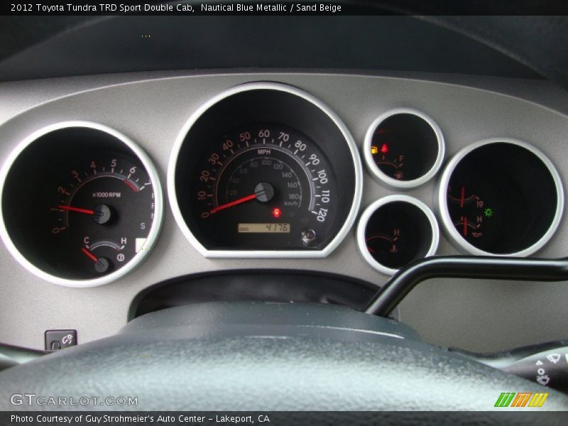 Nautical Blue Metallic / Sand Beige 2012 Toyota Tundra TRD Sport Double Cab