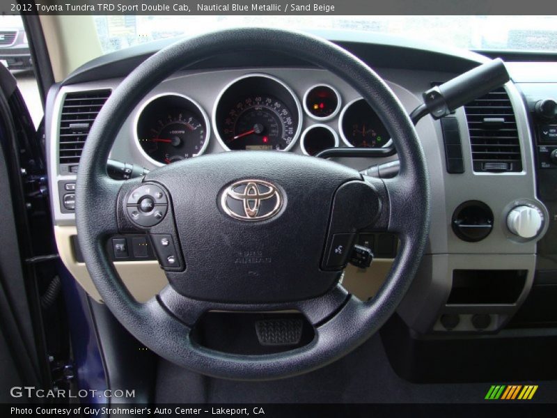 Nautical Blue Metallic / Sand Beige 2012 Toyota Tundra TRD Sport Double Cab
