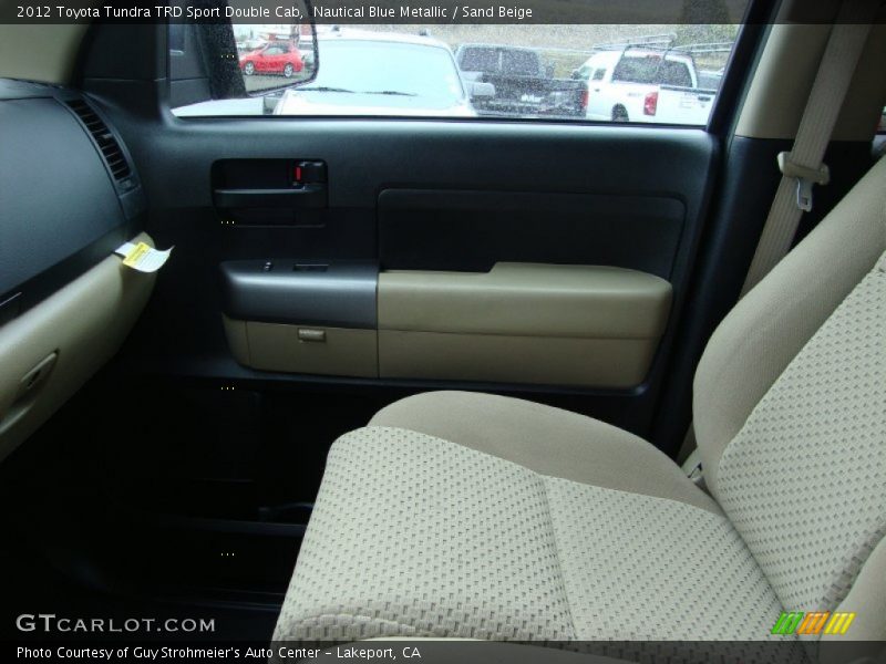 Nautical Blue Metallic / Sand Beige 2012 Toyota Tundra TRD Sport Double Cab