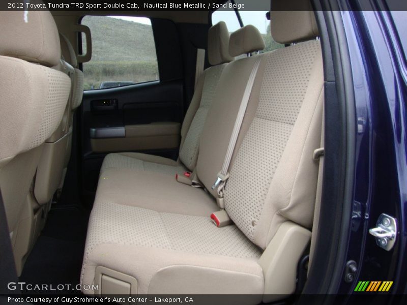 Nautical Blue Metallic / Sand Beige 2012 Toyota Tundra TRD Sport Double Cab