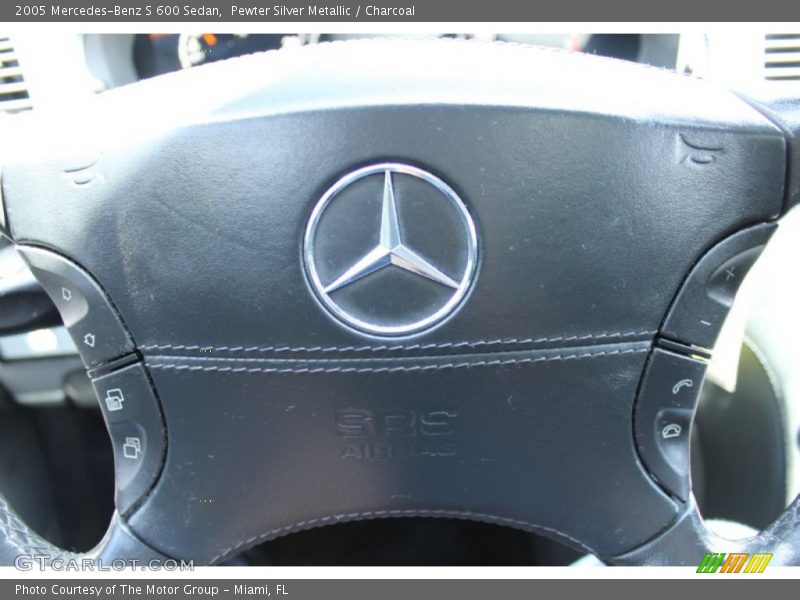 Pewter Silver Metallic / Charcoal 2005 Mercedes-Benz S 600 Sedan