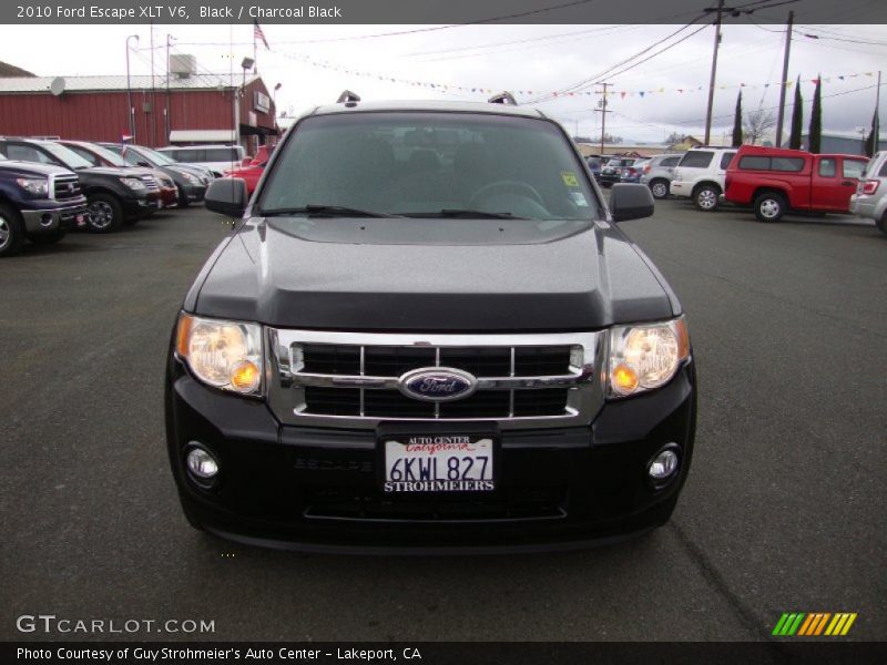 Black / Charcoal Black 2010 Ford Escape XLT V6