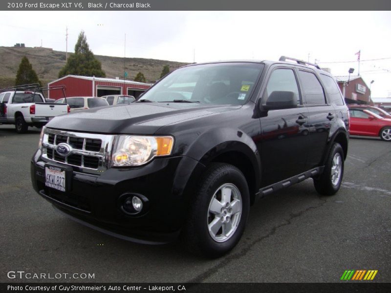 Black / Charcoal Black 2010 Ford Escape XLT V6