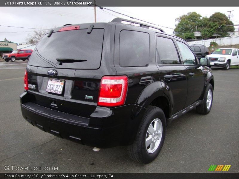 Black / Charcoal Black 2010 Ford Escape XLT V6