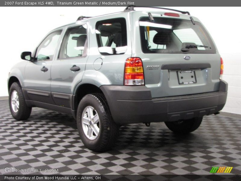 Titanium Green Metallic / Medium/Dark Flint 2007 Ford Escape XLS 4WD