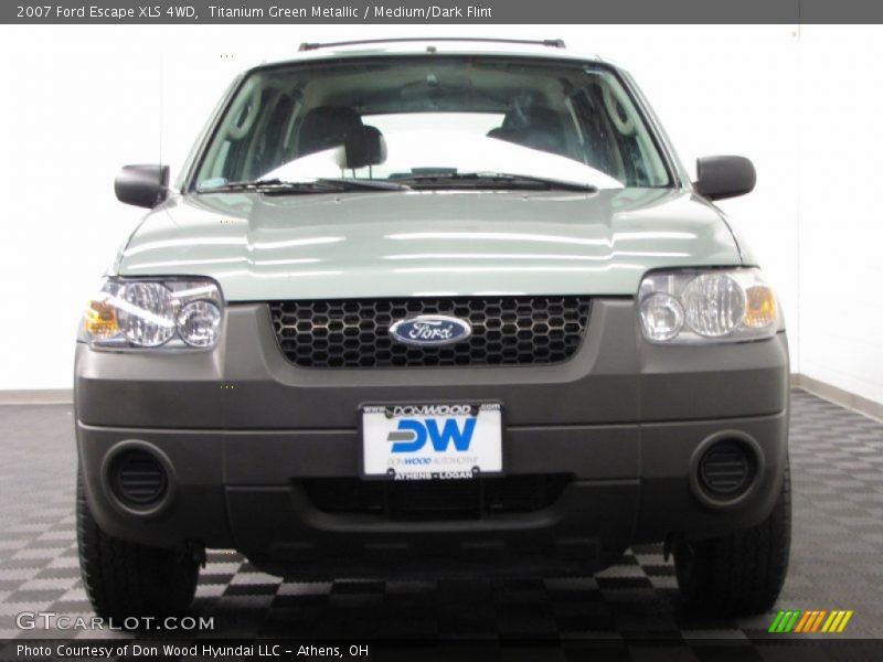 Titanium Green Metallic / Medium/Dark Flint 2007 Ford Escape XLS 4WD