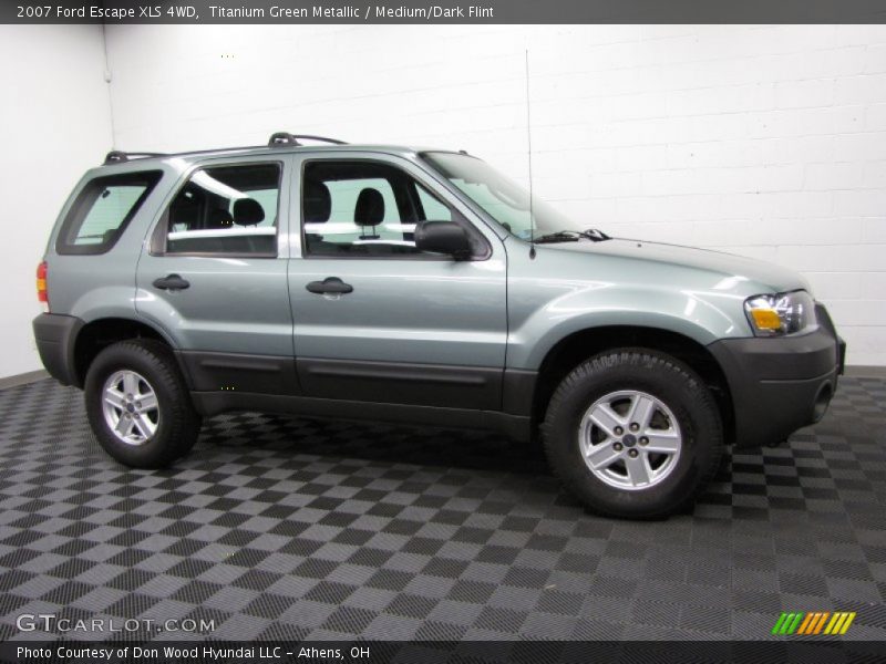 Titanium Green Metallic / Medium/Dark Flint 2007 Ford Escape XLS 4WD