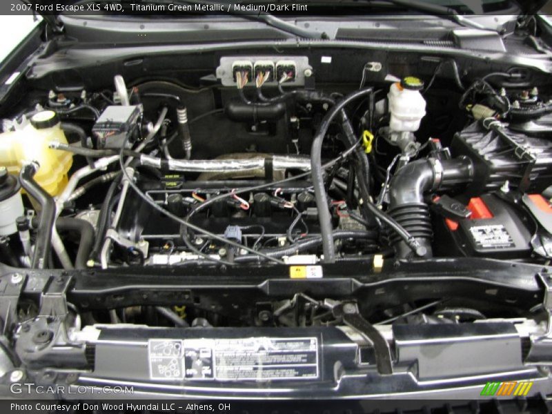 Titanium Green Metallic / Medium/Dark Flint 2007 Ford Escape XLS 4WD