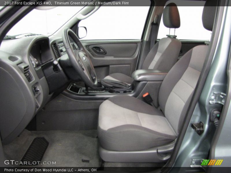 Titanium Green Metallic / Medium/Dark Flint 2007 Ford Escape XLS 4WD