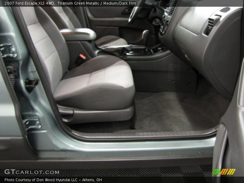 Titanium Green Metallic / Medium/Dark Flint 2007 Ford Escape XLS 4WD