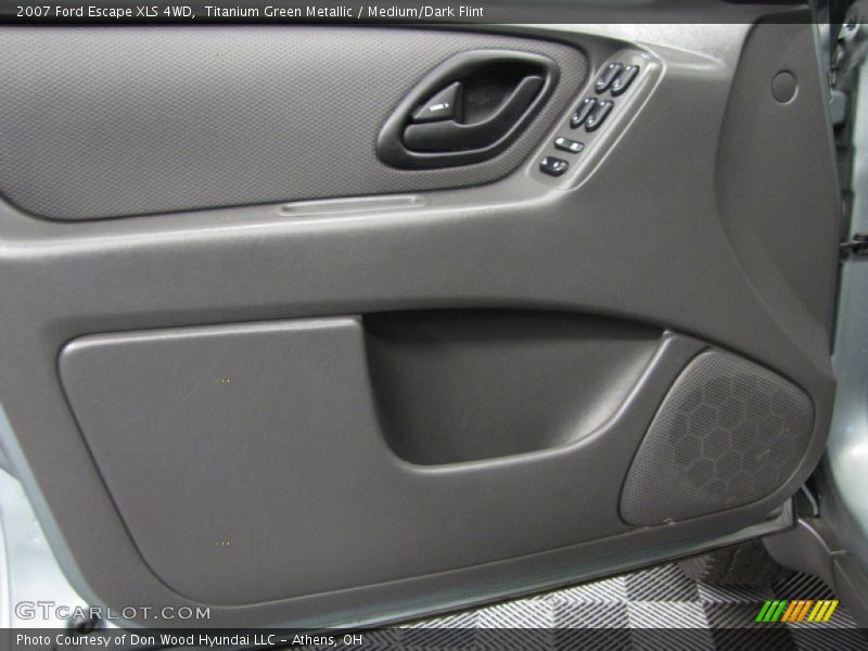 Titanium Green Metallic / Medium/Dark Flint 2007 Ford Escape XLS 4WD
