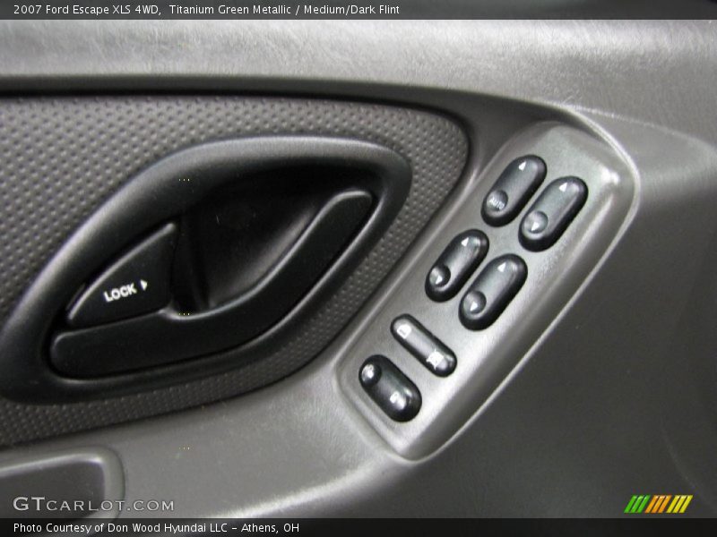 Titanium Green Metallic / Medium/Dark Flint 2007 Ford Escape XLS 4WD