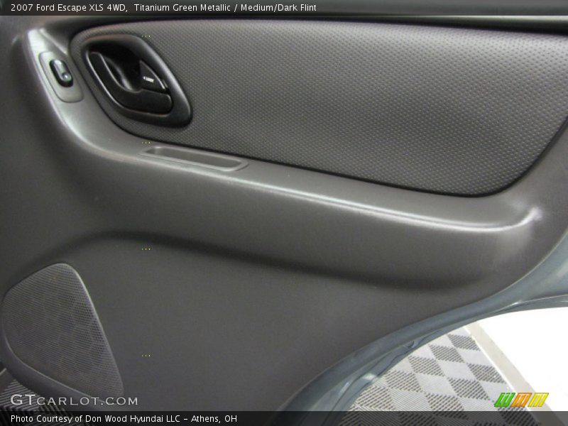 Titanium Green Metallic / Medium/Dark Flint 2007 Ford Escape XLS 4WD