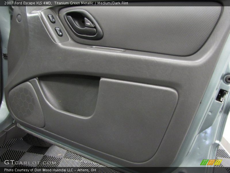 Titanium Green Metallic / Medium/Dark Flint 2007 Ford Escape XLS 4WD