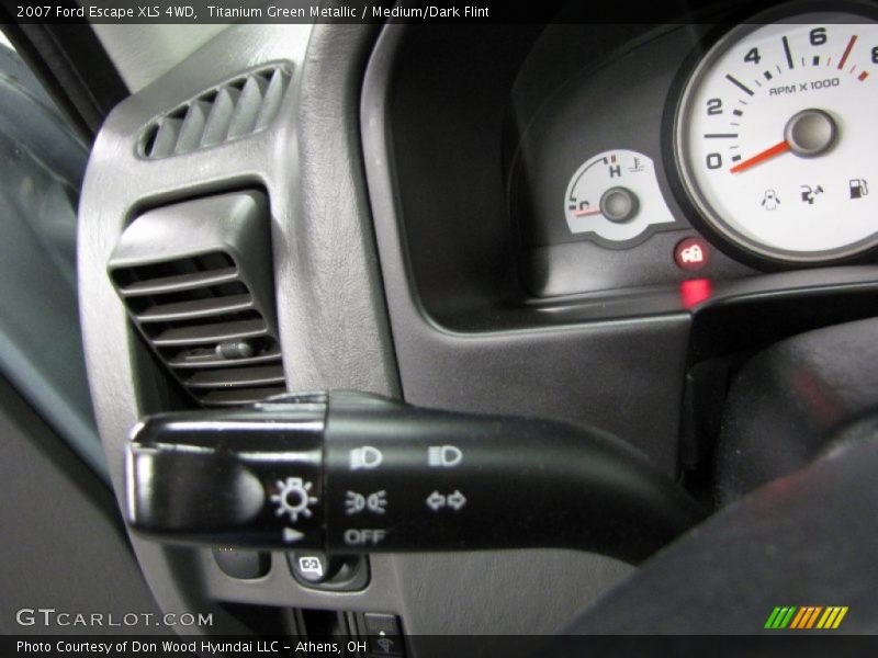 Titanium Green Metallic / Medium/Dark Flint 2007 Ford Escape XLS 4WD