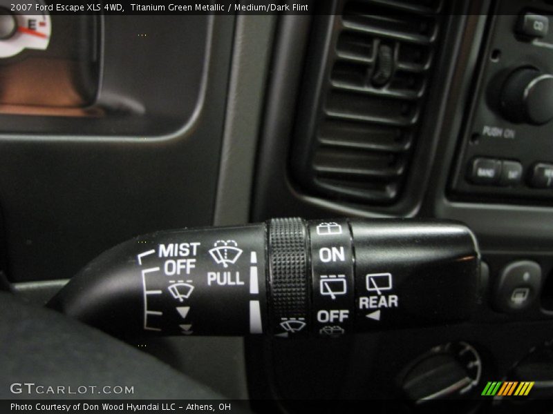 Titanium Green Metallic / Medium/Dark Flint 2007 Ford Escape XLS 4WD