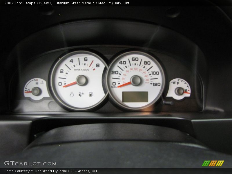 Titanium Green Metallic / Medium/Dark Flint 2007 Ford Escape XLS 4WD