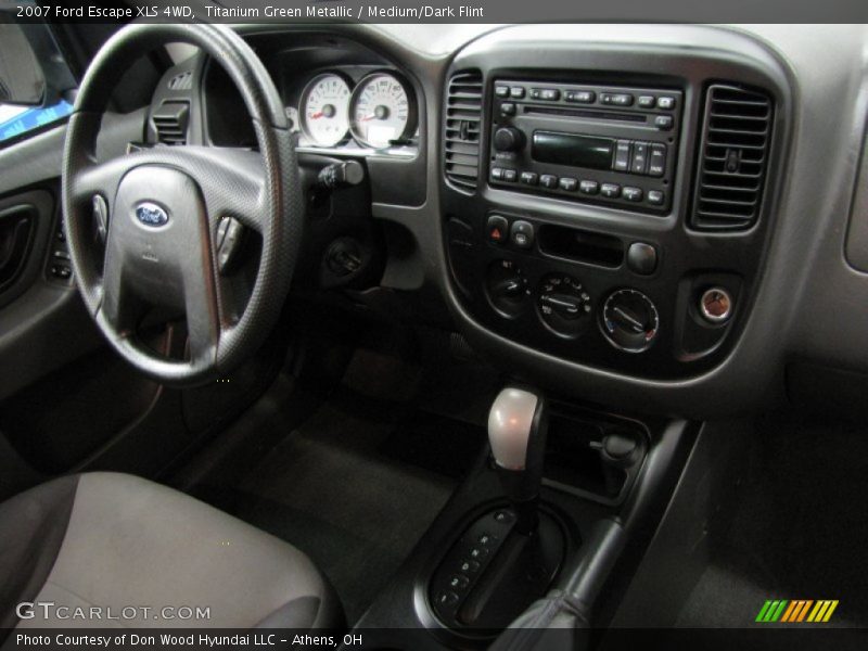 Titanium Green Metallic / Medium/Dark Flint 2007 Ford Escape XLS 4WD