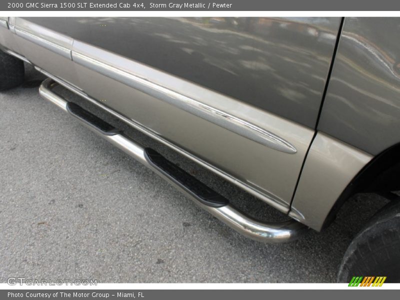Storm Gray Metallic / Pewter 2000 GMC Sierra 1500 SLT Extended Cab 4x4
