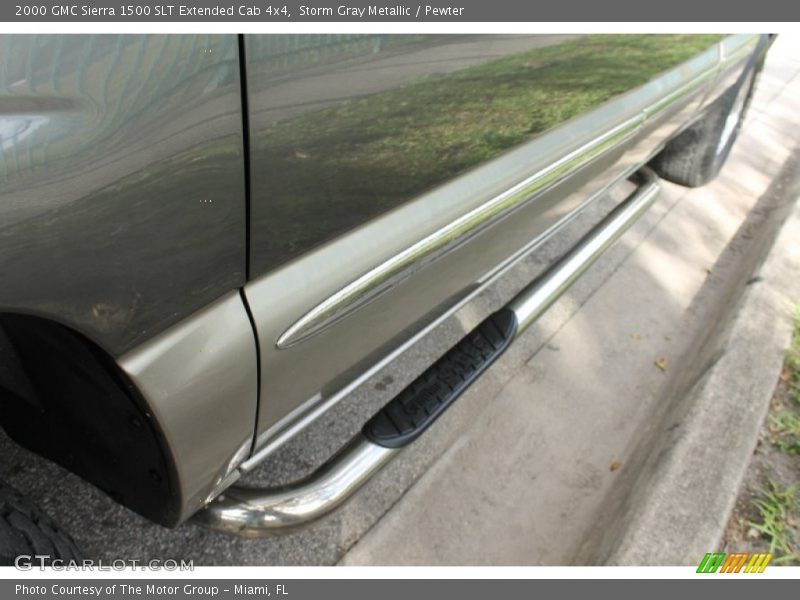 Storm Gray Metallic / Pewter 2000 GMC Sierra 1500 SLT Extended Cab 4x4