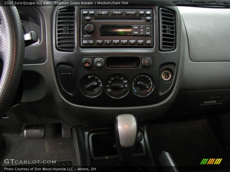 Titanium Green Metallic / Medium/Dark Flint 2007 Ford Escape XLS 4WD