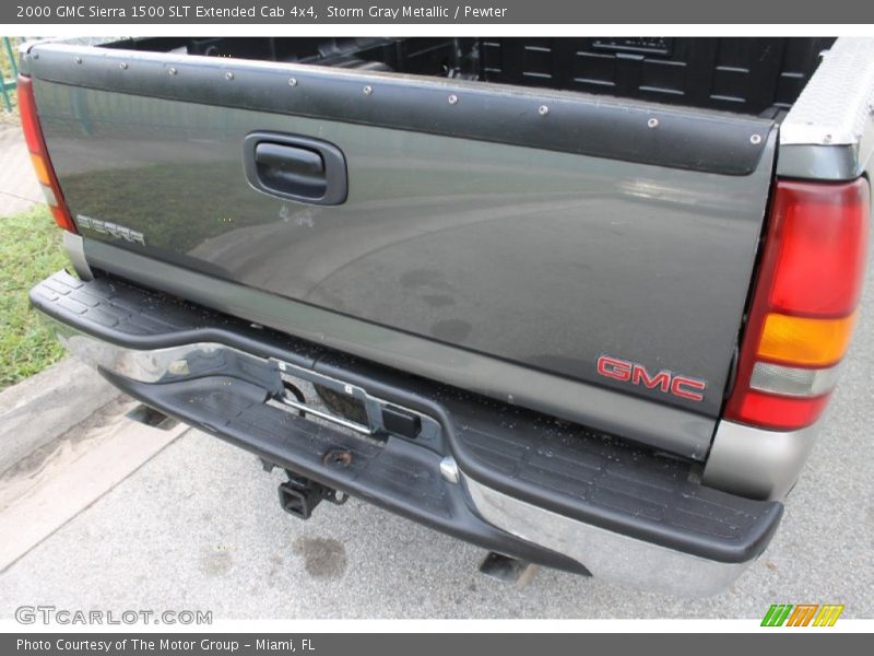 Storm Gray Metallic / Pewter 2000 GMC Sierra 1500 SLT Extended Cab 4x4