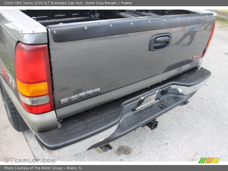 Storm Gray Metallic / Pewter 2000 GMC Sierra 1500 SLT Extended Cab 4x4