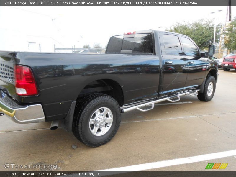 Brilliant Black Crystal Pearl / Dark Slate/Medium Graystone 2011 Dodge Ram 2500 HD Big Horn Crew Cab 4x4