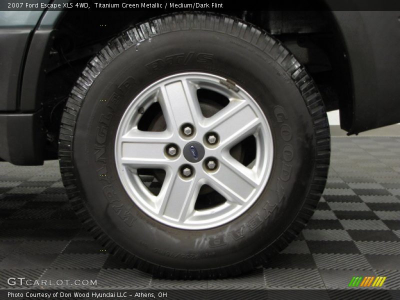 Titanium Green Metallic / Medium/Dark Flint 2007 Ford Escape XLS 4WD