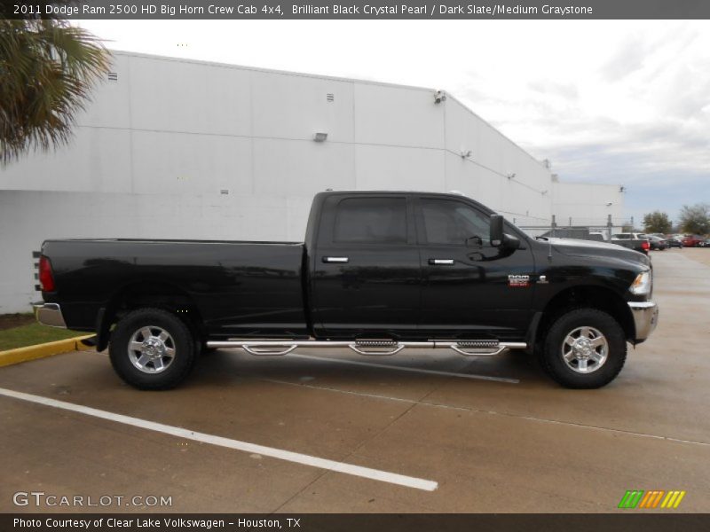 Brilliant Black Crystal Pearl / Dark Slate/Medium Graystone 2011 Dodge Ram 2500 HD Big Horn Crew Cab 4x4